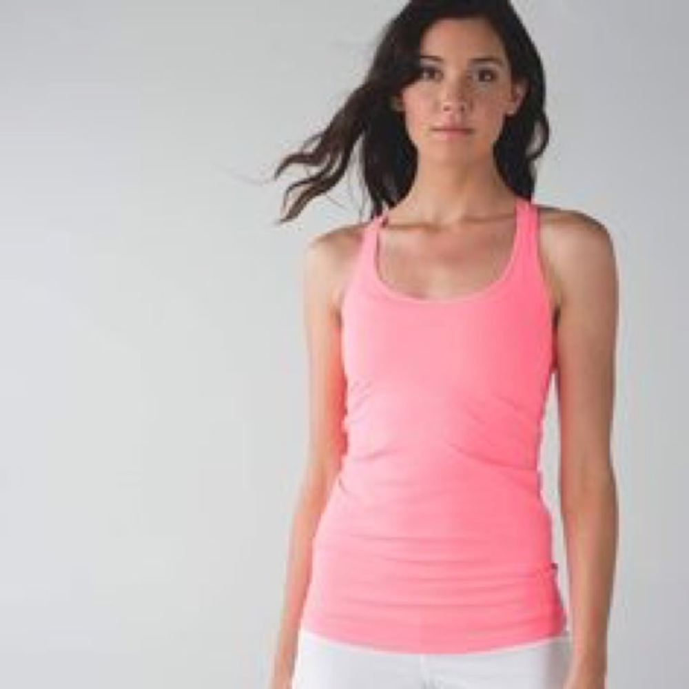 lululemon coral racer back tank